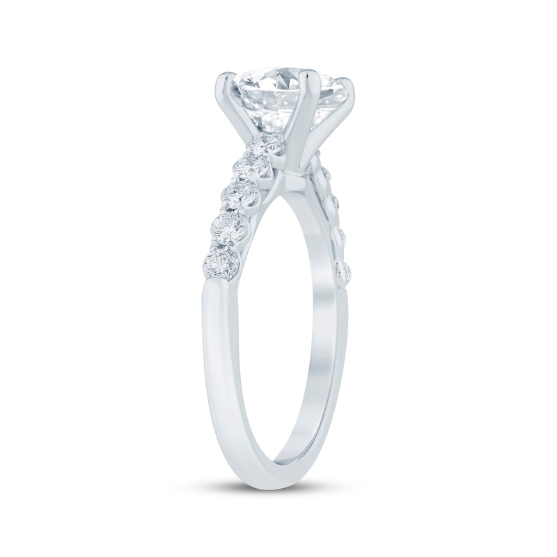 Main Image 2 of Now + Forever Lab-Grown Diamonds Round-Cut Engagement Ring 2-1/2 ct tw 14K White Gold