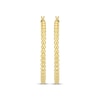 Thumbnail Image 2 of Beaded Hoop Earrings 10K Yellow Gold 30mm