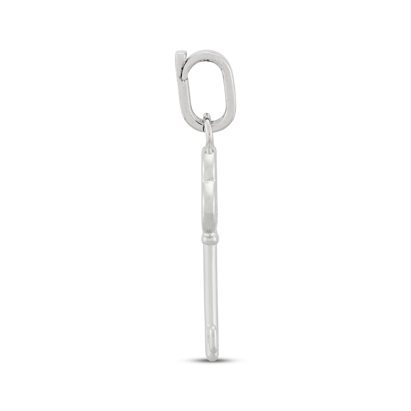 Main Image 3 of Charmed Memories Clover-Top Key Charm Sterling Silver