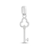 Thumbnail Image 4 of Charmed Memories Clover-Top Key Charm Sterling Silver