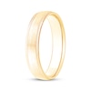 Thumbnail Image 2 of Now + Forever Brushed Milgrain Wedding Band 10K Yellow Gold 4mm