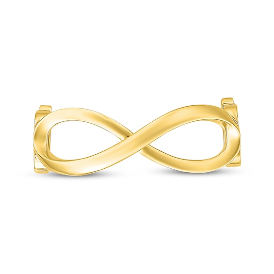 Sneaker Bling Infinity Shoelace Charm 14K Yellow Gold-Plated Sterling Silver