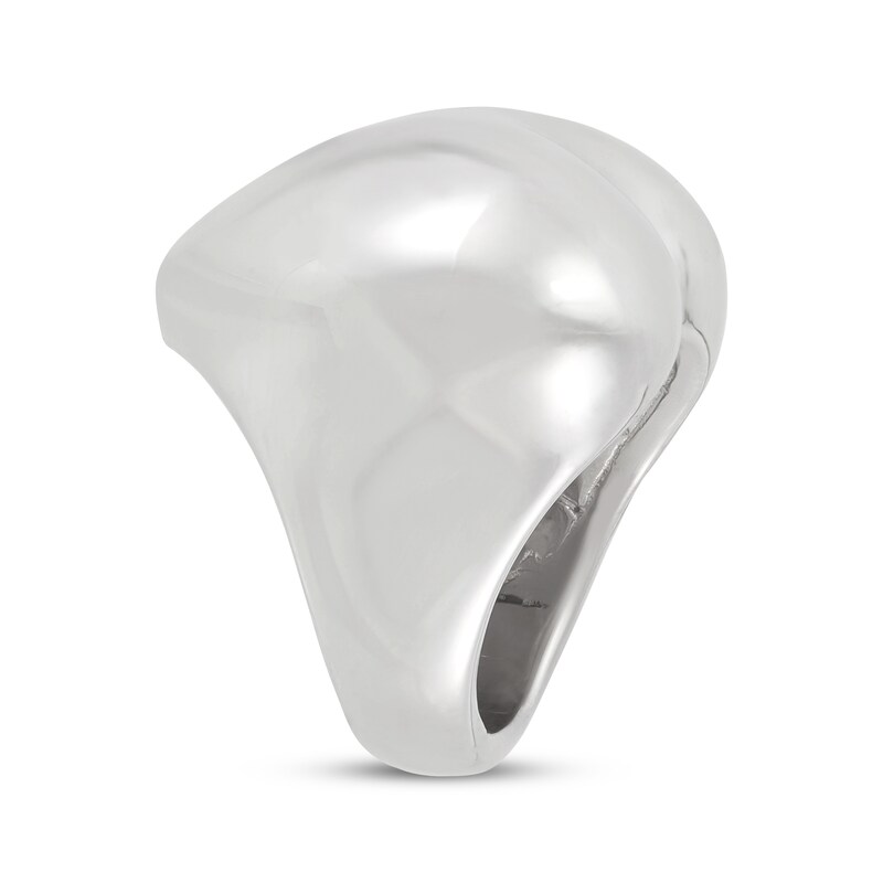 Main Image 2 of Puffed Heart Ring Sterling Silver