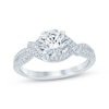 Thumbnail Image 1 of Now + Forever Round-Cut Diamond Bypass Engagement Ring 1-1/5 ct tw 14K White Gold