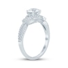 Thumbnail Image 2 of Now + Forever Round-Cut Diamond Bypass Engagement Ring 1-1/5 ct tw 14K White Gold