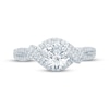 Thumbnail Image 3 of Now + Forever Round-Cut Diamond Bypass Engagement Ring 1-1/5 ct tw 14K White Gold