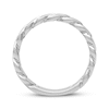 Thumbnail Image 4 of Now + Forever Men's Curb Link Ring 10K White Gold 6mm