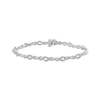 Thumbnail Image 1 of Diamond Twist Link Bracelet 1/4 ct tw Sterling Silver 7&quot;