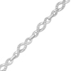 Thumbnail Image 2 of Diamond Twist Link Bracelet 1/4 ct tw Sterling Silver 7&quot;