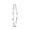 Thumbnail Image 2 of Now + Forever Diamond Textured Anniversary Ring 1/10 ct tw 10K White Gold