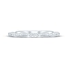 Thumbnail Image 3 of Now + Forever Diamond Textured Anniversary Ring 1/10 ct tw 10K White Gold