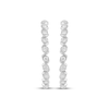 Thumbnail Image 2 of Lab-Grown Diamond Twist Hoop Earrings 1 ct tw 10K White Gold