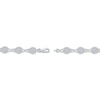 Thumbnail Image 3 of Diamond Teardrop Beaded Link Bracelet 1/10 ct tw Sterling Silver 7.25&quot;