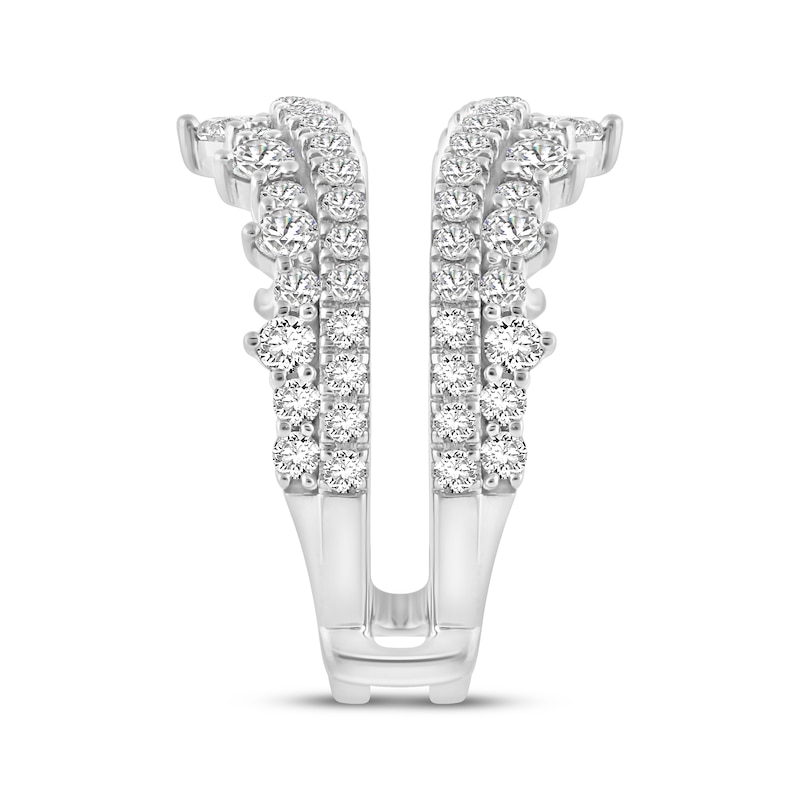 Main Image 2 of Now + Forever Lab-Grown Diamonds Chevron Enhancer Ring 1-1/2 ct tw 14K White Gold