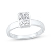 Thumbnail Image 1 of Now + Forever Lab-Grown Diamonds Radiant-Cut Bezel-Set Solitaire Engagement Ring 1 ct tw 14K White Gold (F/VS2)