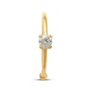 Thumbnail Image 2 of Cubic Zirconia Solitaire Nose Ring 14K Yellow Gold