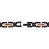 Thumbnail Image 3 of Men's Black Diamond Link Bracelet 1/2 ct tw Black & Rose Ion-Plated Stainless Steel 8.37"
