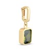 Thumbnail Image 2 of Charmed Memories Emerald-Cut Olive Green Cubic Zirconia Charm 10K Yellow Gold