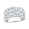 Thumbnail Image 1 of KAY Lab-Grown Diamonds Multi-Row Anniversary Ring 2 ct tw 14K White Gold