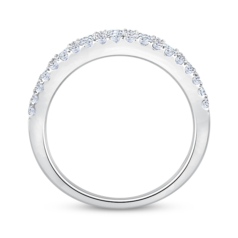 Main Image 2 of KAY Lab-Grown Diamonds Multi-Row Anniversary Ring 2 ct tw 14K White Gold