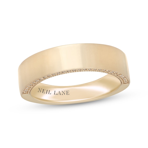Neil Lane Men's Diamond Wedding Band 1/5 ct tw 14K Yellow Gold
