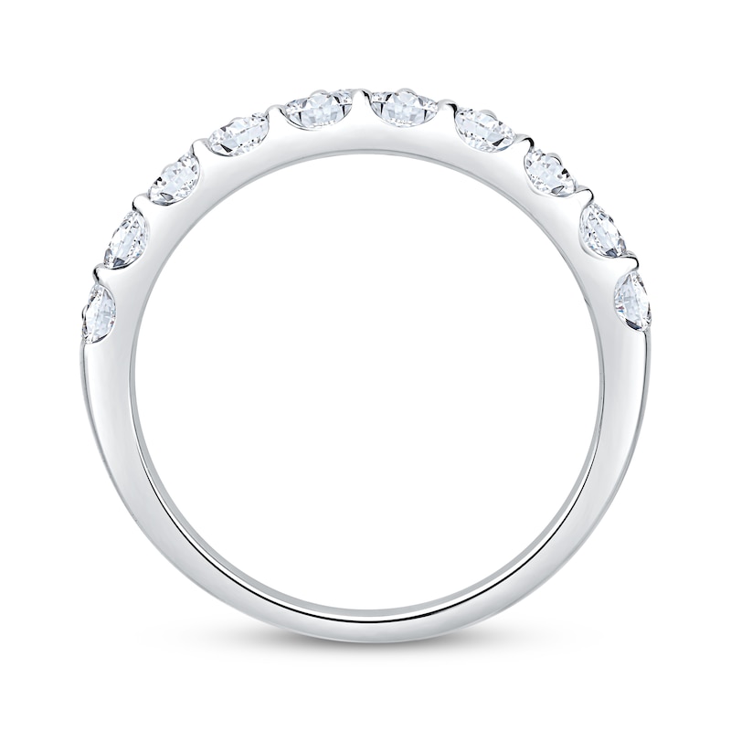 Main Image 3 of Now + Forever Lab-Grown Diamonds Two-Row Anniversary Ring 2 ct tw 14K White Gold