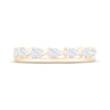 Thumbnail Image 4 of Now + Forever Lab-Grown Diamonds Pear-Shaped Anniversary Ring 5/8 ct tw 14K Yellow Gold