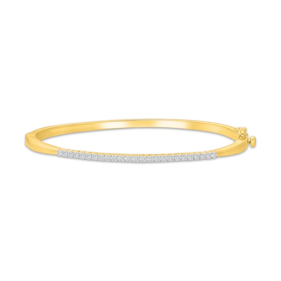 KAY Lab-Grown Diamonds Bangle Bracelet 1/2 ct tw 10K Yellow Gold