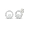 Thumbnail Image 1 of KAY Lab-Grown Diamonds Circle Stud Earrings 1/2 ct tw 10K White Gold