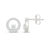 Thumbnail Image 3 of KAY Lab-Grown Diamonds Circle Stud Earrings 1/2 ct tw 10K White Gold