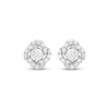 Thumbnail Image 2 of KAY Lab-Grown Diamonds Knot Stud Earrings 1/2 ct tw Sterling Silver
