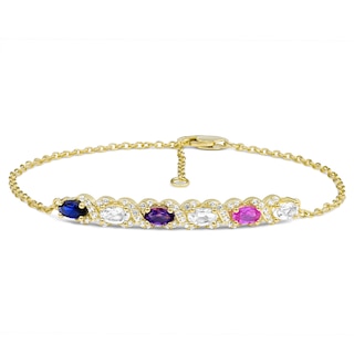 Birthstone Family & Mother's Bracelet (2-6 Stones)