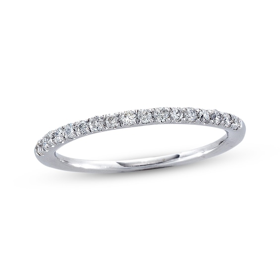 Now + Forever Diamond Anniversary Band 1/4 ct tw Round-cut 14K White Gold