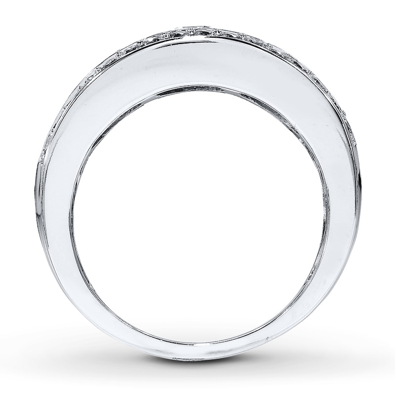 Diamond Ring 2 ct tw Round-cut 14K White Gold