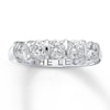 Thumbnail Image 1 of THE LEO Diamond Band 1 ct tw Round-cut 14K White Gold
