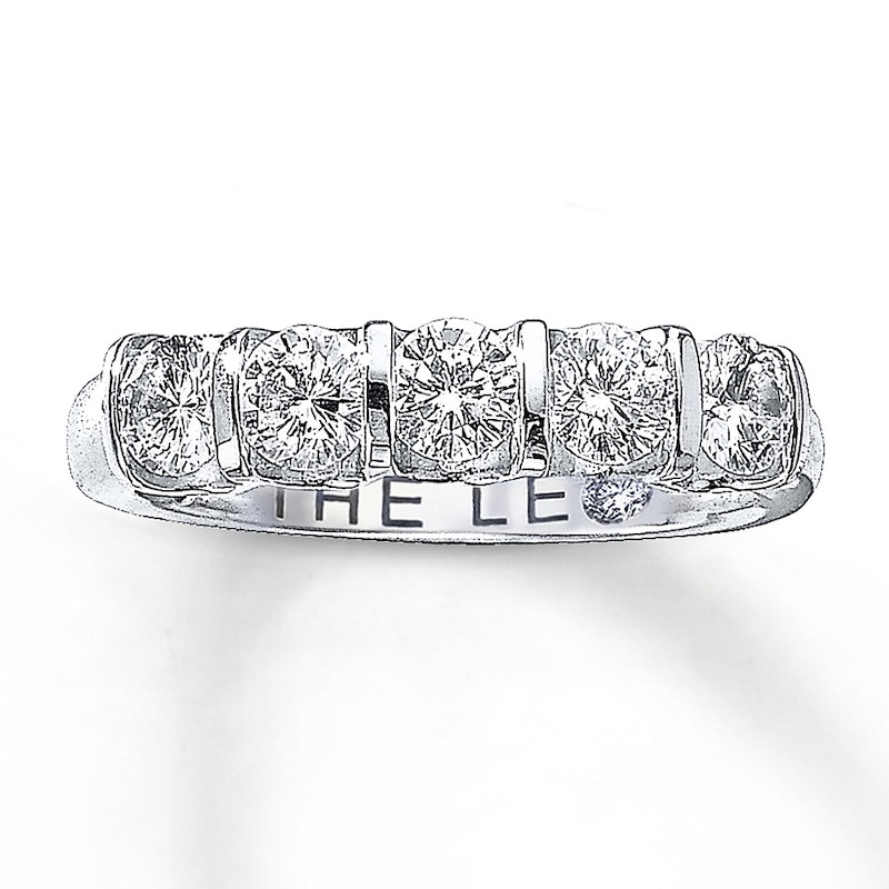 THE LEO Diamond Band 1 ct tw Round-cut 14K White Gold