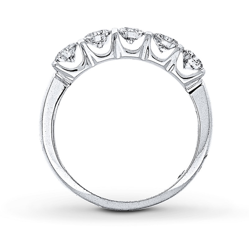 Main Image 2 of THE LEO Diamond Band 1 ct tw Round-cut 14K White Gold