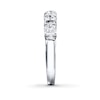 Thumbnail Image 3 of THE LEO Diamond Band 1 ct tw Round-cut 14K White Gold