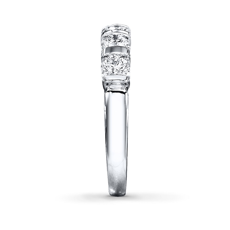 THE LEO Diamond Band 1 ct tw Round-cut 14K White Gold