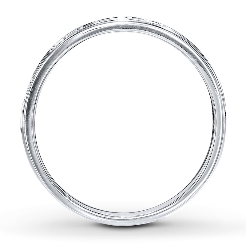 Diamond Anniversary Band 1/8 ct tw Round-cut 10K White Gold