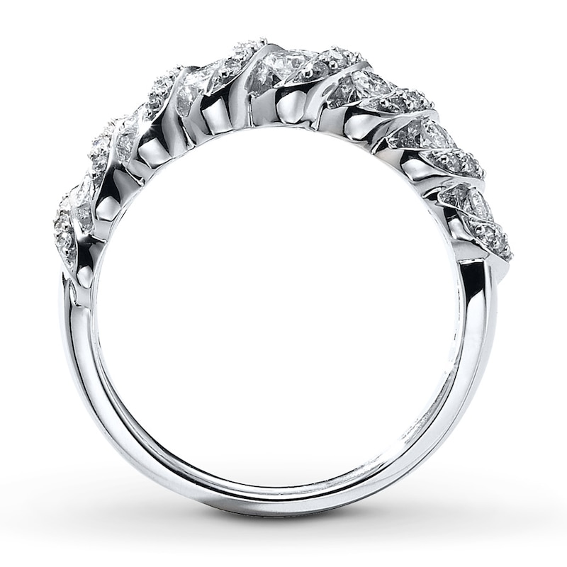 Diamond Anniversary Band 3/4 ct tw Round-cut 14K White Gold