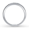 Thumbnail Image 1 of Diamond Anniversary Band 1/8 ct tw Round-cut 10K White Gold