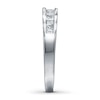 Thumbnail Image 2 of Diamond Anniversary Band 1/2 ct tw Princess-cut 14K White Gold