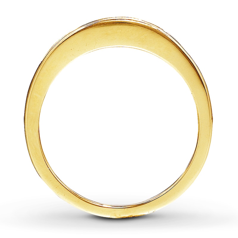 Diamond Band 1/2 ct tw Princess-cut 14K Yellow Gold