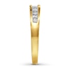 Thumbnail Image 2 of Diamond Band 1/2 ct tw Princess-cut 14K Yellow Gold