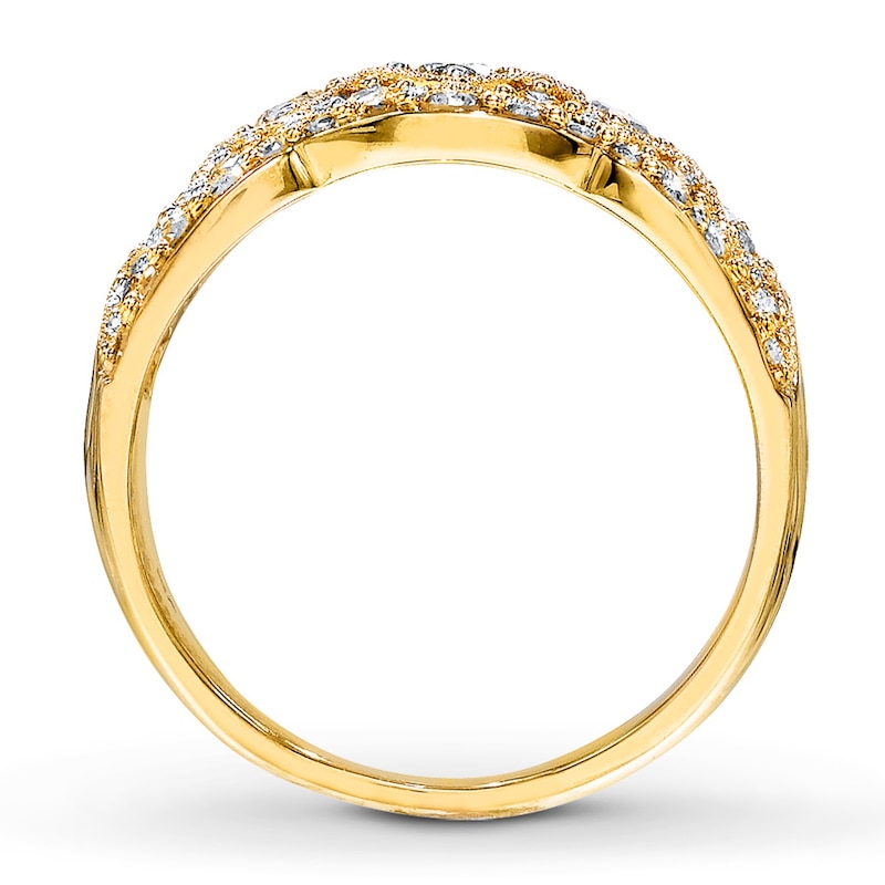 Diamond Band 1 ct tw Round-cut 14K Yellow Gold