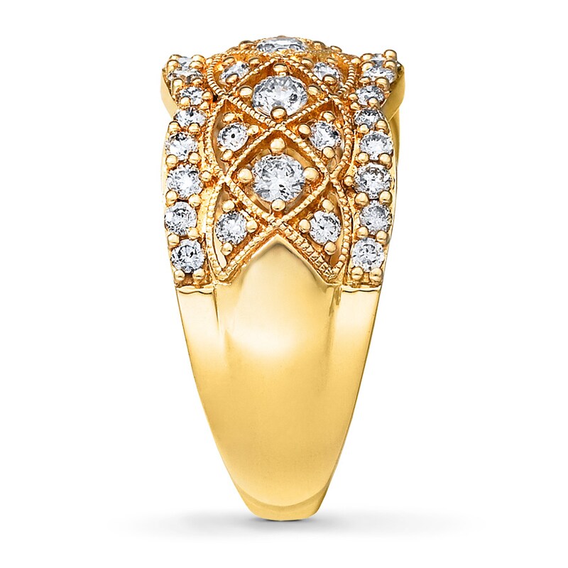 Diamond Band 1 ct tw Round-cut 14K Yellow Gold