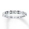 Thumbnail Image 1 of Diamond Band 1/10 carat tw Round-cut 10K White Gold