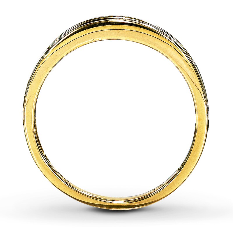 Main Image 2 of Diamond Band 1/10 carat tw Round-cut 10K Yellow Gold