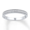 Thumbnail Image 0 of Diamond Anniversary Band 1/10 ct tw Round-cut 10K White Gold